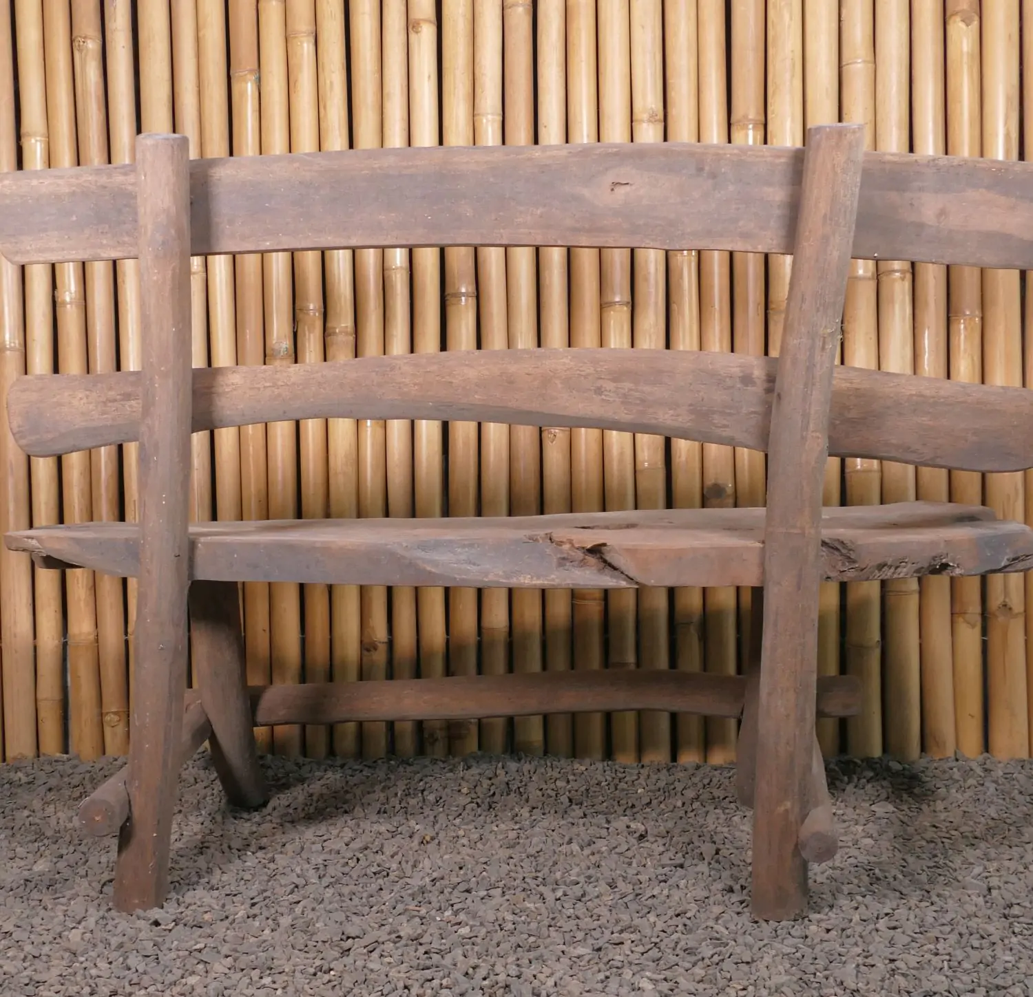  Product image 3 of the product “Bench with footrest made of teak wood about 90cm length ”